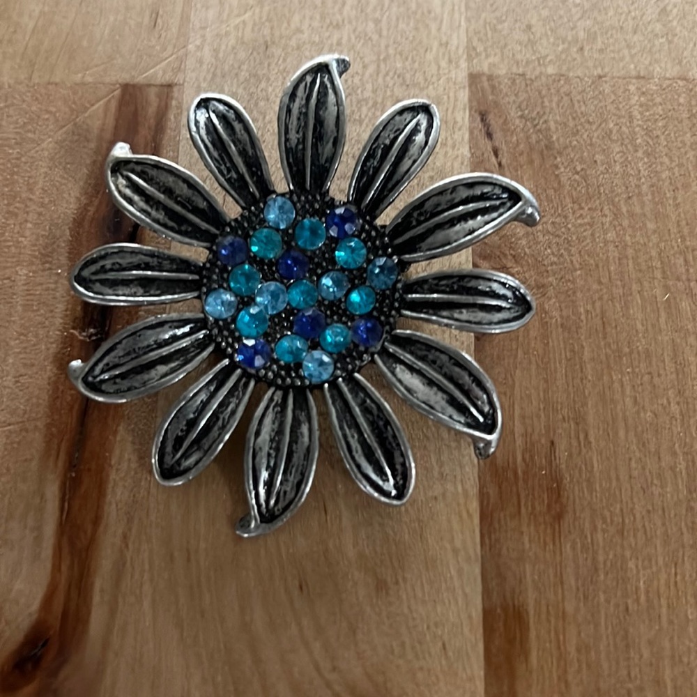 Silver brooch